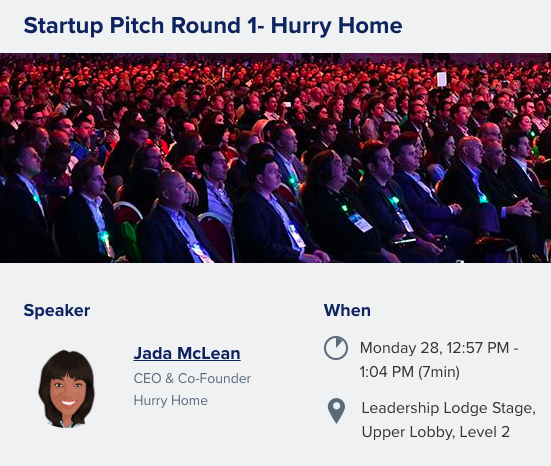 Don't miss our portfolio company <a href="/HurryHomeInc/">Hurry Home</a> on the Leadership Lodge Stage at 12:57pm today <a href="/money2020/">Money20/20</a>. Creating a new path for renting families of America to own their homes and their neighborhoods. #Money2020 #fintech #proptech bit.ly/2BSfeQU