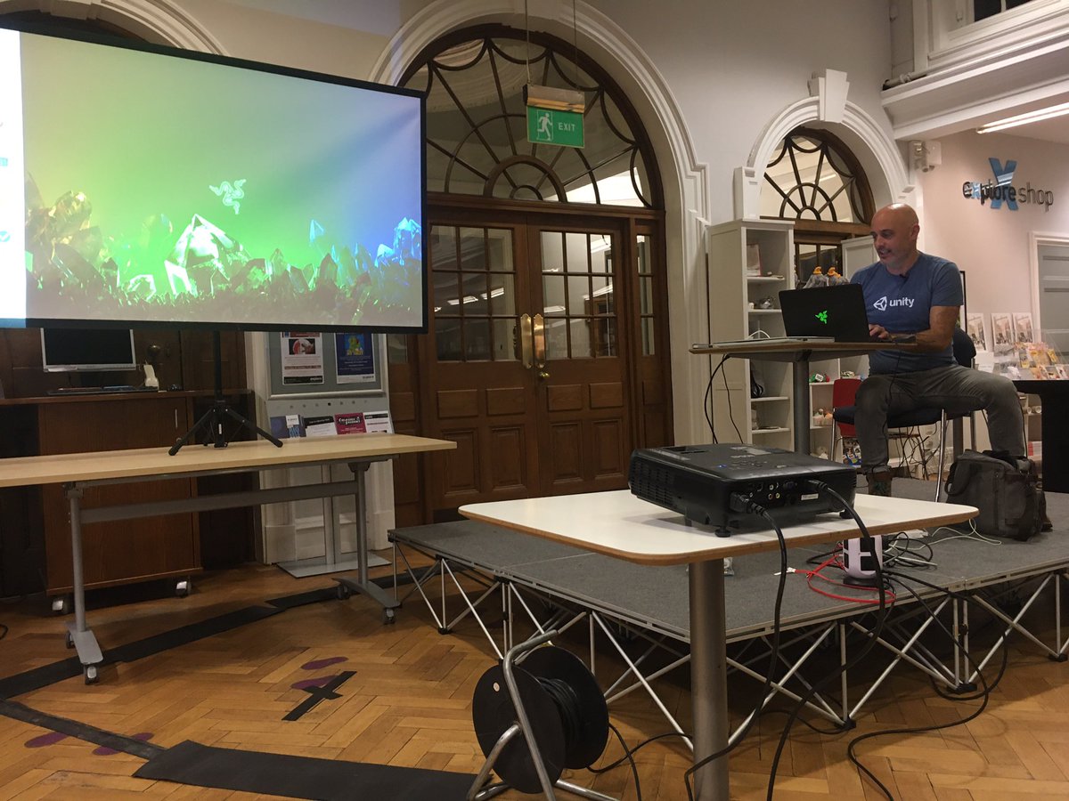 Halfway through <a href="/yorktechfest/">YorkTechFest</a>! Now learning about Unity  💻👾👾