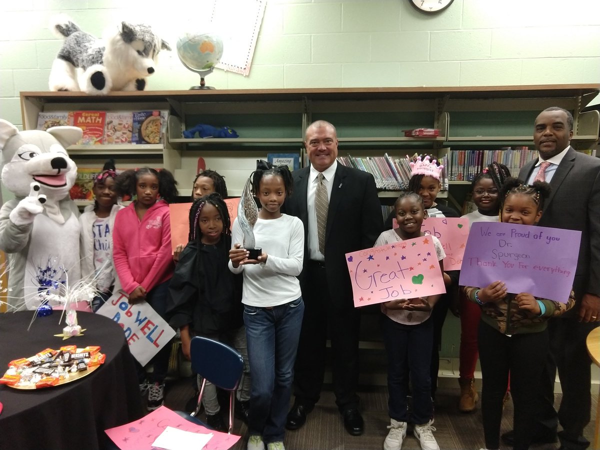 RGSDSchools's tweet photo. Check out these photos from our celebration to mark Dr. Scott Spurgeon winning the 2020 @MASALeaders Superintendent of the Year award. The two-day celebration includes visits to all RGSD schools &amp; a reception at the high school. https://t.co/TqmYjYQotv