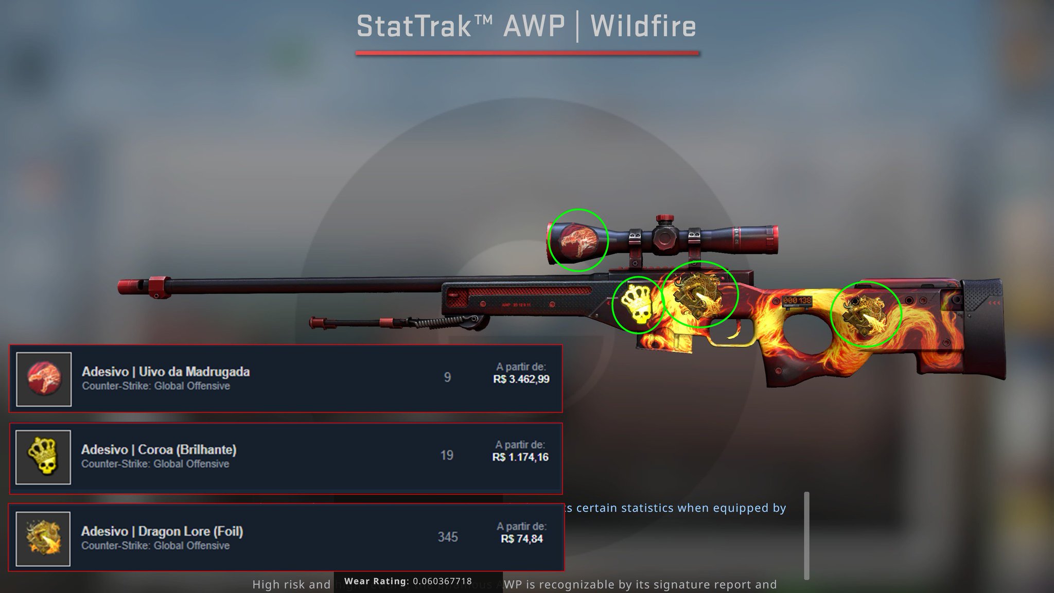 наклейки для awp wildfire фото 1