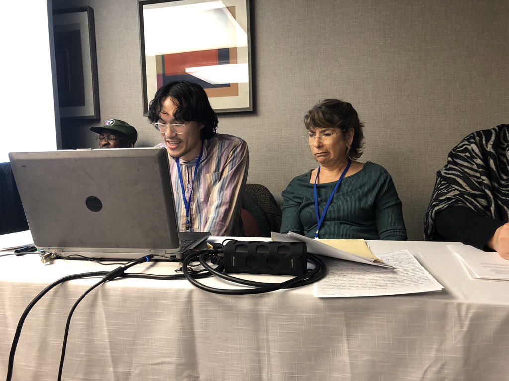 katrina_withanE's tweet photo. Kim Moe, professor at DePaul, shares a paper written by one of her students in the Inside-Out Program, and Josh Wen, a math educator for EJP at the U of I, also shares directly the words of his incarcerated students #ILCHEP #incarceratedvoices https://t.co/lTa3Juyh2W