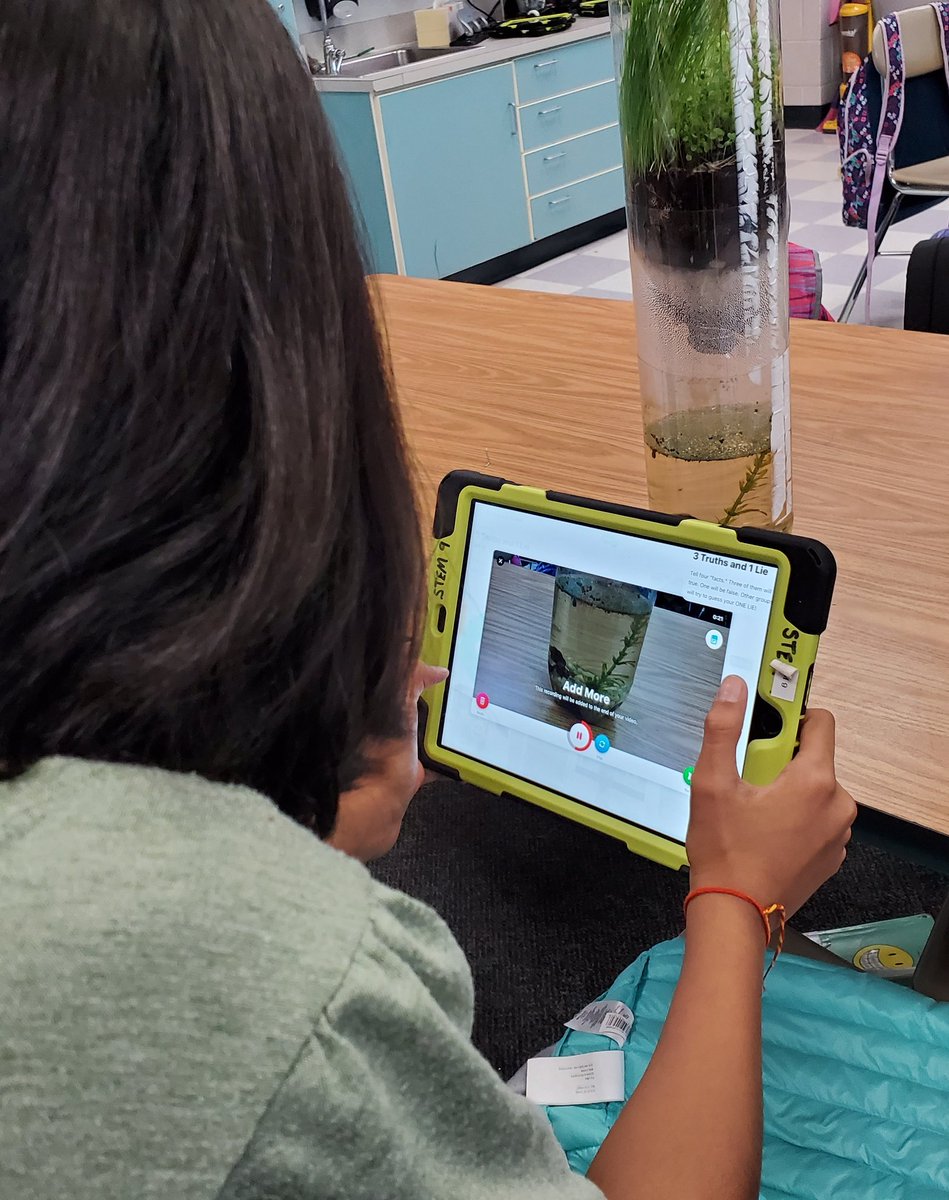 KyleHamstra's tweet photo. π extending fifth grade science during #ddestem. Students analyze ecosystem factors and frame 4 statements as @DiscoveryEd's "3 Truths and a Lie." They recorded in @Flipgrid, so they'll be able to see everyone's videos. #sci5L23 #isteSS6d #FlipgridFever #spotlightonstrategies https://t.co/H5M3j7nN0Y