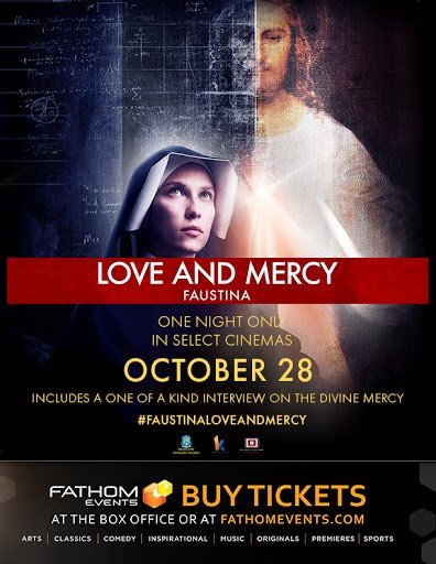 The Divine Mercy film #LoveAndMercy is in theaters tonight! Will you be seeing it?

Discussing now on @relevantradio - relevantradio.com to listen

thedivinemercy.org/loveandmercy