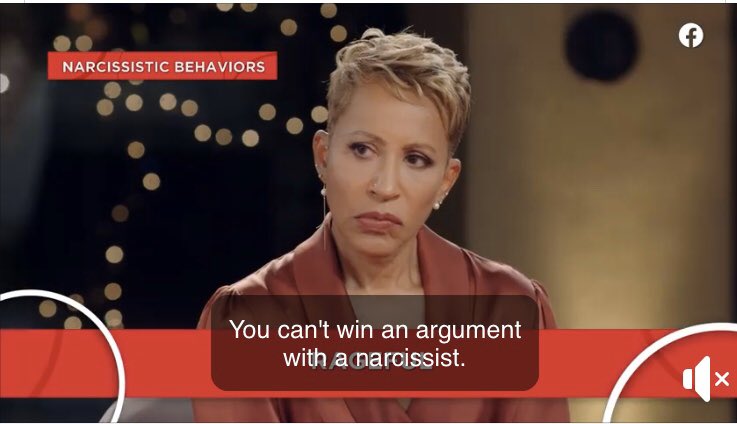 SONFAIDE's tweet image. Go tune into the latest episode of Red Table Talk? (On FaceBook) Renowned psychologist Dr. Ramani Durvasula sits down with Jada, Willow and Gammy for a revealing discussion around self-obsession, and explains how to both identify and manage the narcissists in your life.