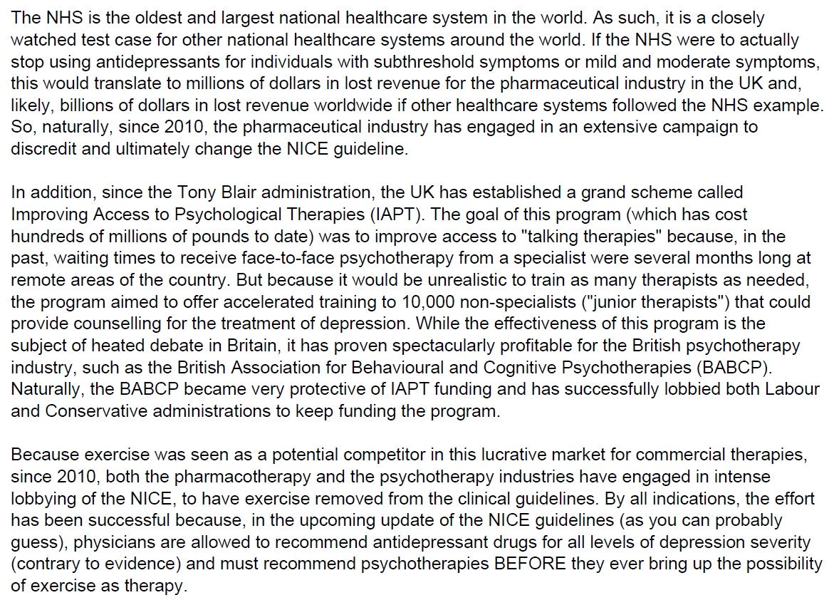 Ekkekakis's tweet photo. On 9/19, @sciencevs released a podcast titled "Exercise: Fat Buster or Belly Flop?" In it, psychiatrist Dr Gary Cooney asserted that there's no evidence exercise is an effective antidepressant. This is my open letter asking @sciencevs to correct the false statement. Pls retweet. https://t.co/qK04H4Pfg7