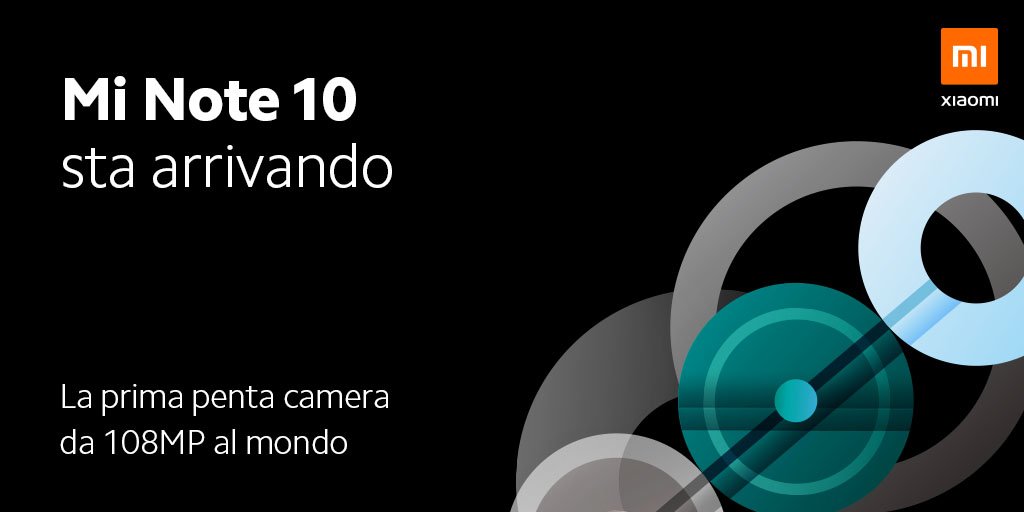 Per tutti quelli che vogliono sognare in grande.

Mi Note 10, la prima penta camera da 108MP al mondo, sta arrivando anche da noi. Stay tuned!