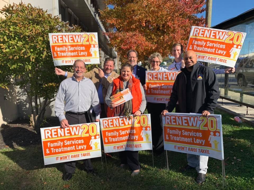 FamilySvcsLevy's tweet photo. Thanks to our steering committee for their hard work leading our campaign. Still need a sign? We’ll deliver!!
#voteFORissue20 #voteFORfamilies https://t.co/qETWUhdbtU