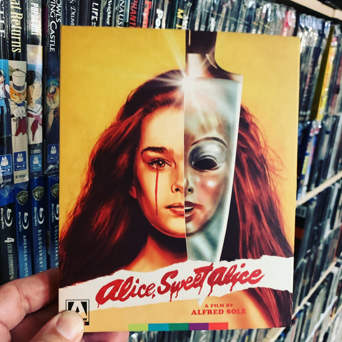 BasementBlus's tweet photo. I received this today and I’m happy to add to my #Bluray #arrowvideocollection. 
#alicesweetalice #arrowvideo https://t.co/ppmzafKrad