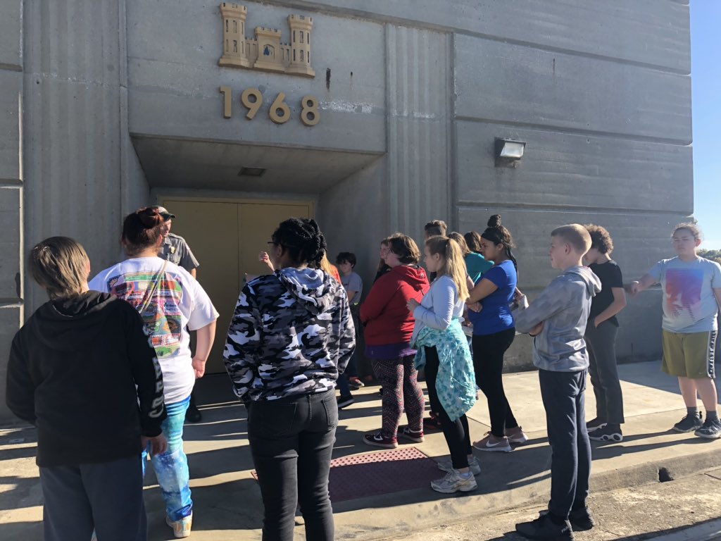 MrsKMears's tweet photo. Extra Mile 7th &amp; 8th graders visiting the Deer Creek Dam!  Fun and informative afternoon!  @CCSExtraMile @circlevillecms https://t.co/pHGmmOjaqS