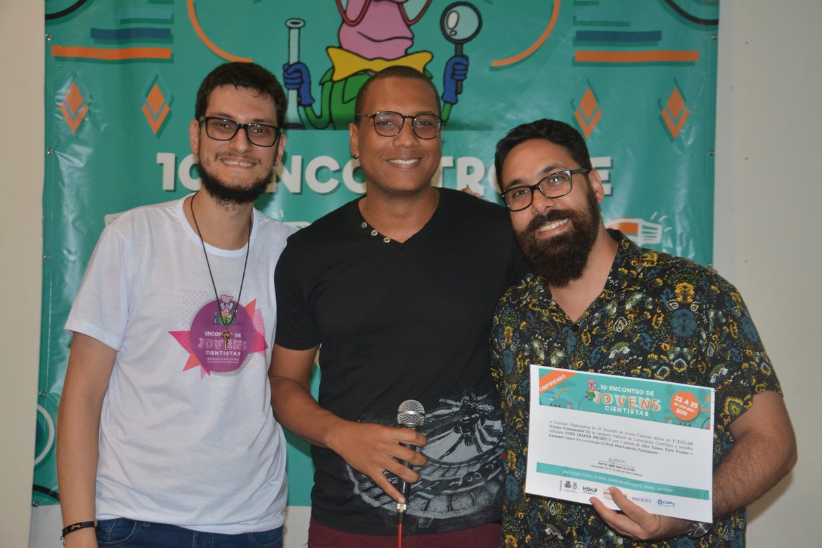 jordansmendes's tweet photo. Last week was amazing for @EscolaConcept Salvador-BA. Two awards and five projects presented at the 10th Encontro de Jovens Cientistas (UFBA). Really happy to see our students shining like stars! 💫💫💫 https://t.co/eWyEeBEenr
