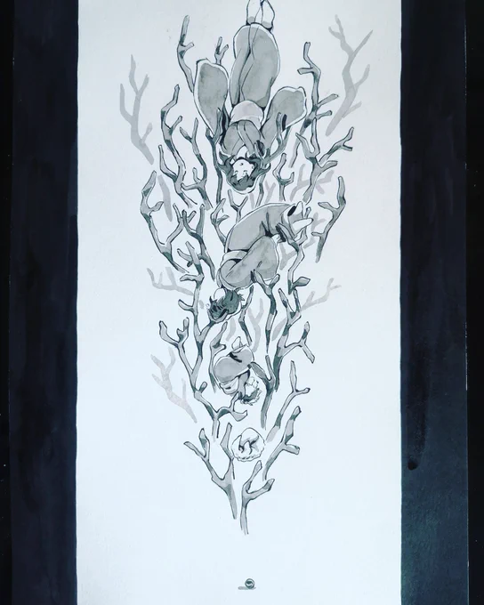 Mushishi #inktober day 20 to 23 