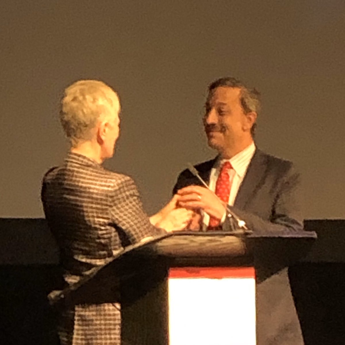 SimmsMann's tweet photo. Exciting moment from 2019 #SimmsMannTT as Whole Child Awards are presented to winners: David Schonfeld MD of @schoolcrisisorg for Medicine; Kathy Hirsh-Pasek (@KathyandRo1) for Community Education; and Samuel Meisels EdD of @BuffettECI for Visionary Leadership! #ThinkWholeChild https://t.co/3HRznRZDKt