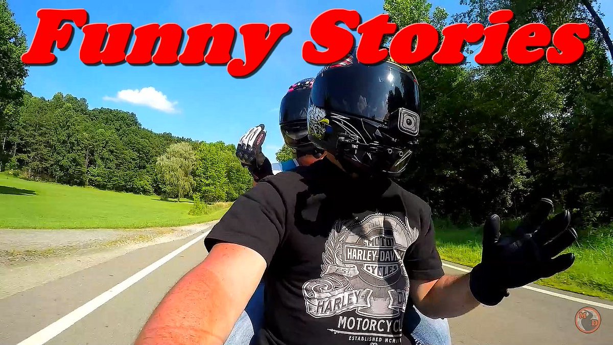 Hilarious Stories! Getting to Know Mrs Den a Little Better..... youtu.be/X-wuCrSDqYc ..... #MotorcycleDen #MotorcycleDen08 #Funny #Comedy #MotoVlog #Motorcycle #harleydavidson #2wheellife #MarriedLife  #Dating