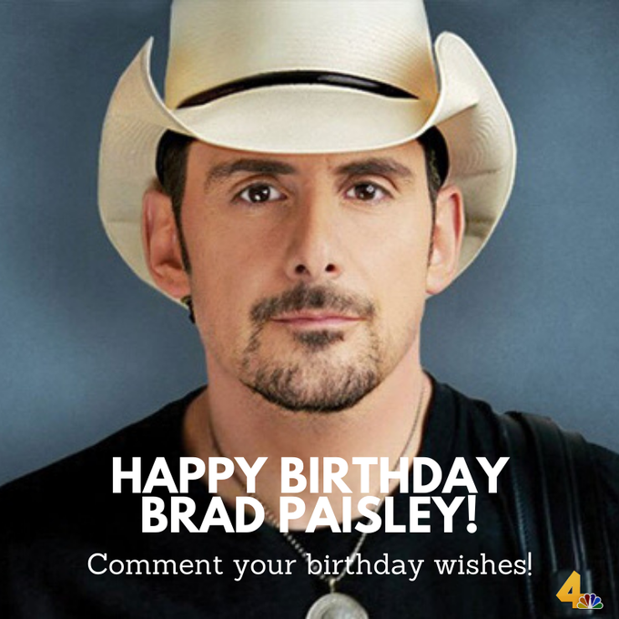 Brad Paisley’s Birthday Celebration | HappyBday.to