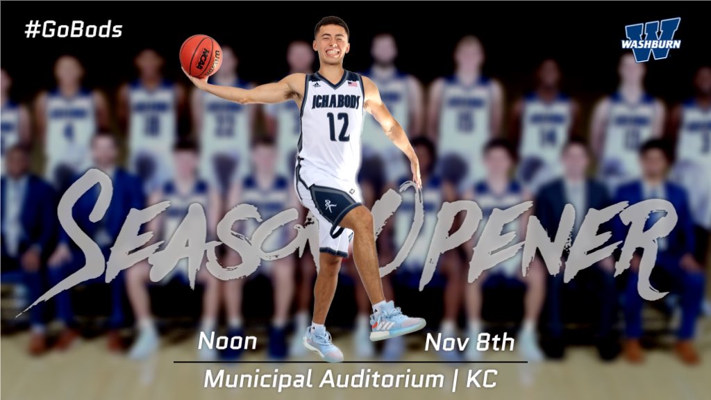 IchabodMBB's tweet photo. We’re 12 days away from our season opener in KC! 🔵🎩🏀 #GoBods https://t.co/D7dFFIXV3N