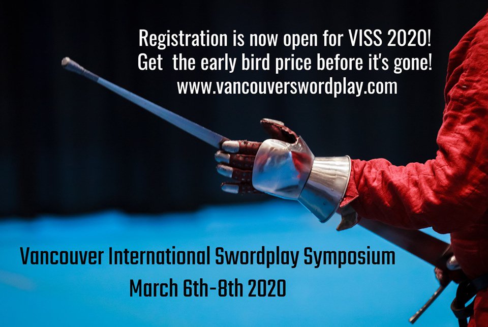 VanSwordplay's tweet image. Registration for VISS 2020 is now live!

Head over to our website and register now to get the early bird price for the weekend! You won't want to miss it! 

vancouverswordplay.com/registration/
#VISS2020 #VISS #VancouverSwordplay #HEMA
