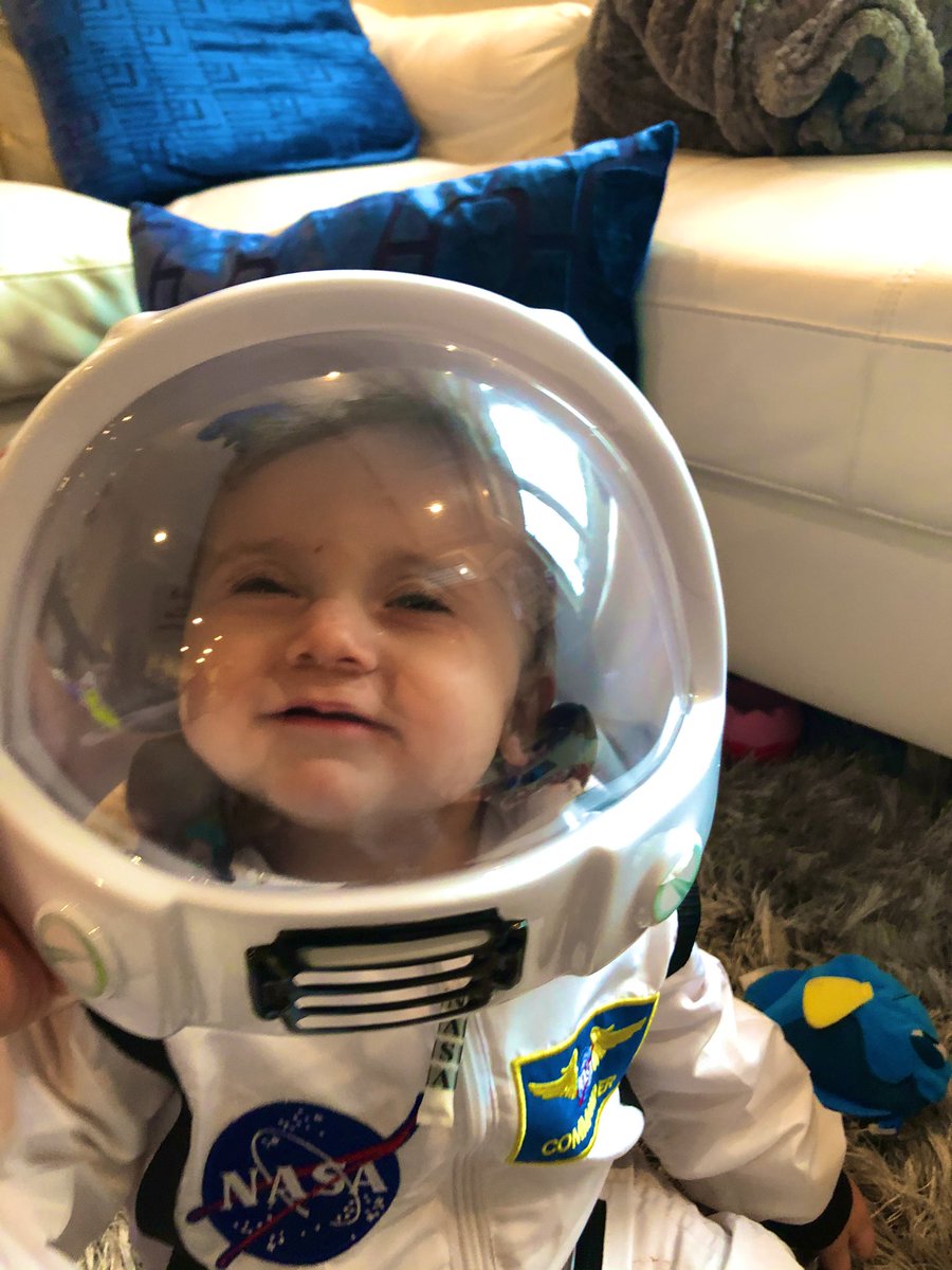 In honor of the first female spacewalk, our little astronaut 👩‍🚀