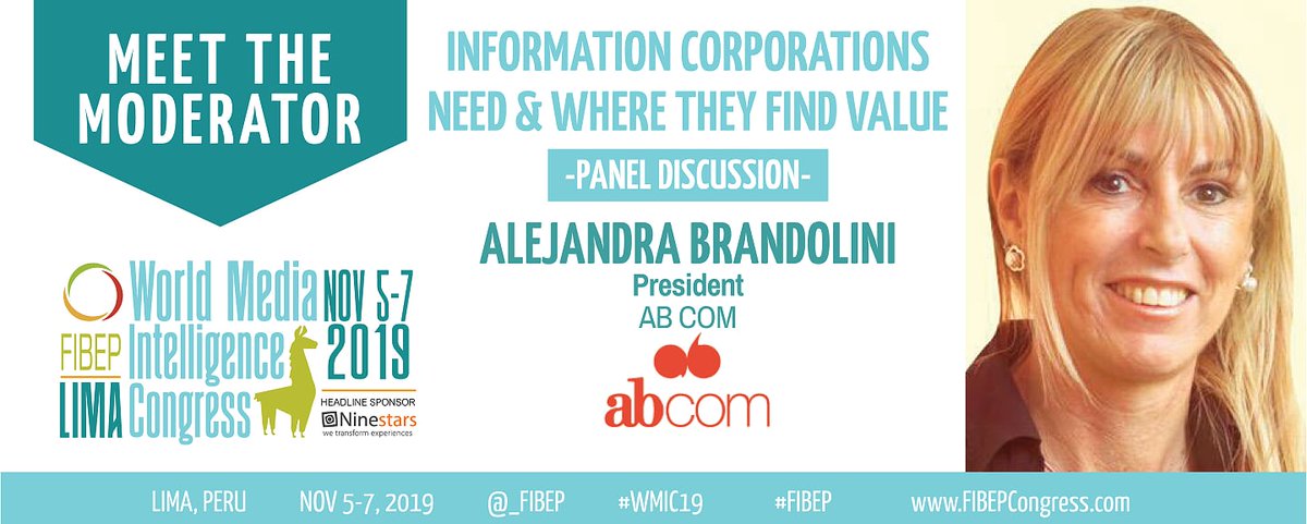 _FIBEP's tweet photo. #WMIC2019 
A Panel  Moderated by @Ale_Brandolini, President AB Comunicaciones
@timscerba, Executive Director @PacificLatam
@henryrafael, CEO WTB Communications and Strategy Consulting 
@adolfocorujo, Partner and Chief Strategy &amp; Innovation Officer, LLYC https://t.co/W9DuVntuIA https://t.co/P65Mo86m1y