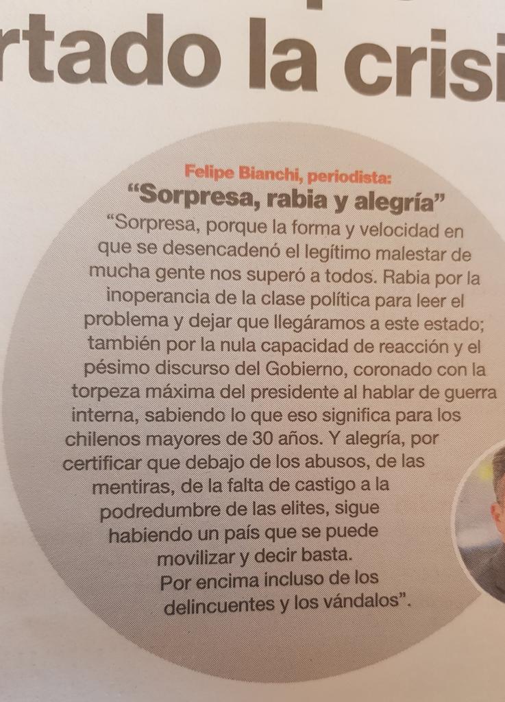 bianchileiton's tweet photo. Hoy en La Segunda https://t.co/7OkRkpVWYf
