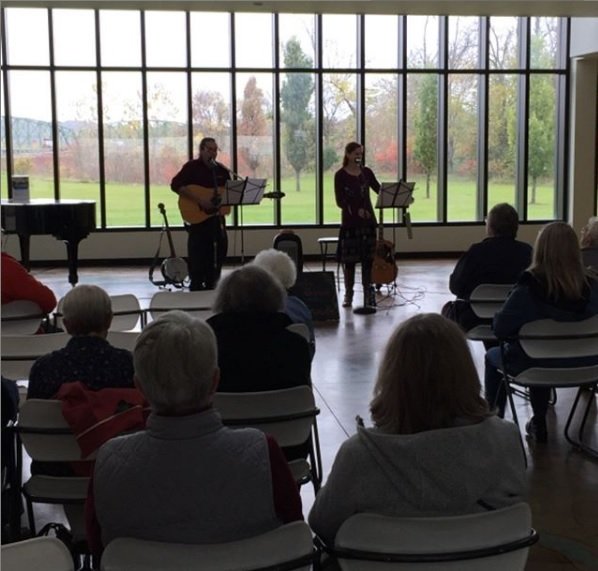 cosbygibson's tweet photo. Thank you to the beautiful Arkell Museum for the opportunity to perform our Adirondack Lumber Camp Songs yesterday! The audience is wonderful, and the museum has great art and events =) <3 @ArkellMuseum Canajoharie, NY (picture by Sue Friedlander) https://t.co/1mMhGnrExu