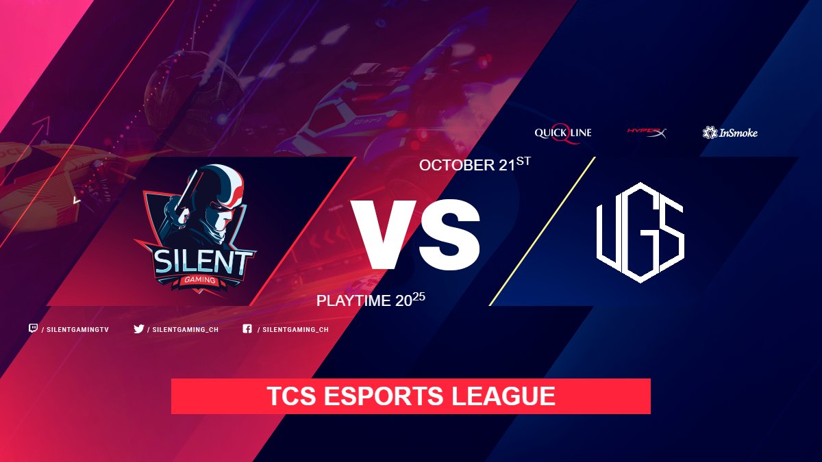 SLNTGG's tweet image. SILENT.RL will be playing @UGSesports today onstream at 20:25 come and watch the match🔥🎉 twitch.tv/tcsesportsleag… 
#SILENTHype

🎮 #RocketLeague
⚔️ @UGSesports
🏆 @tcs_esports
📺…