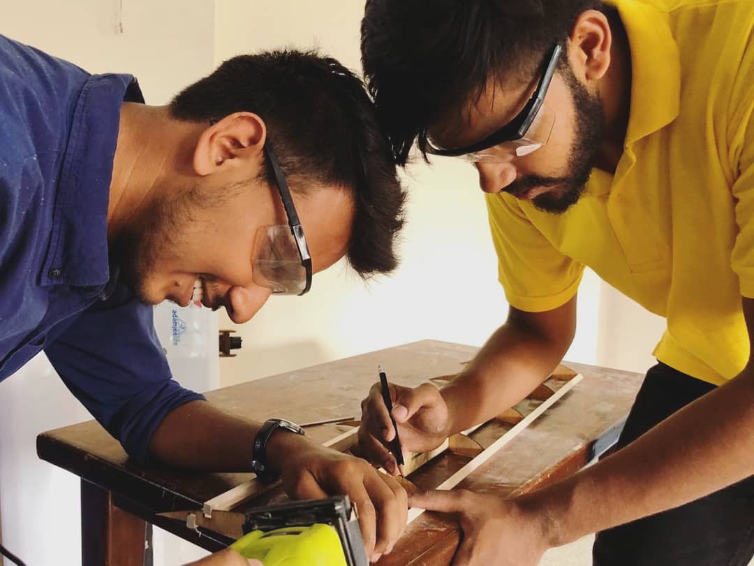 NustAirworks's tweet photo. Fresh recruits and senior members taking time out on the weekend to complete their tasks. Here are some shots of them working together in perfect harmony.
#teamnustairworks #pakistan #drone #woodworking #assembly #droneparts #engineering #imecheuaschallenge2020 #workingonweekend https://t.co/iOgSwLbUHO