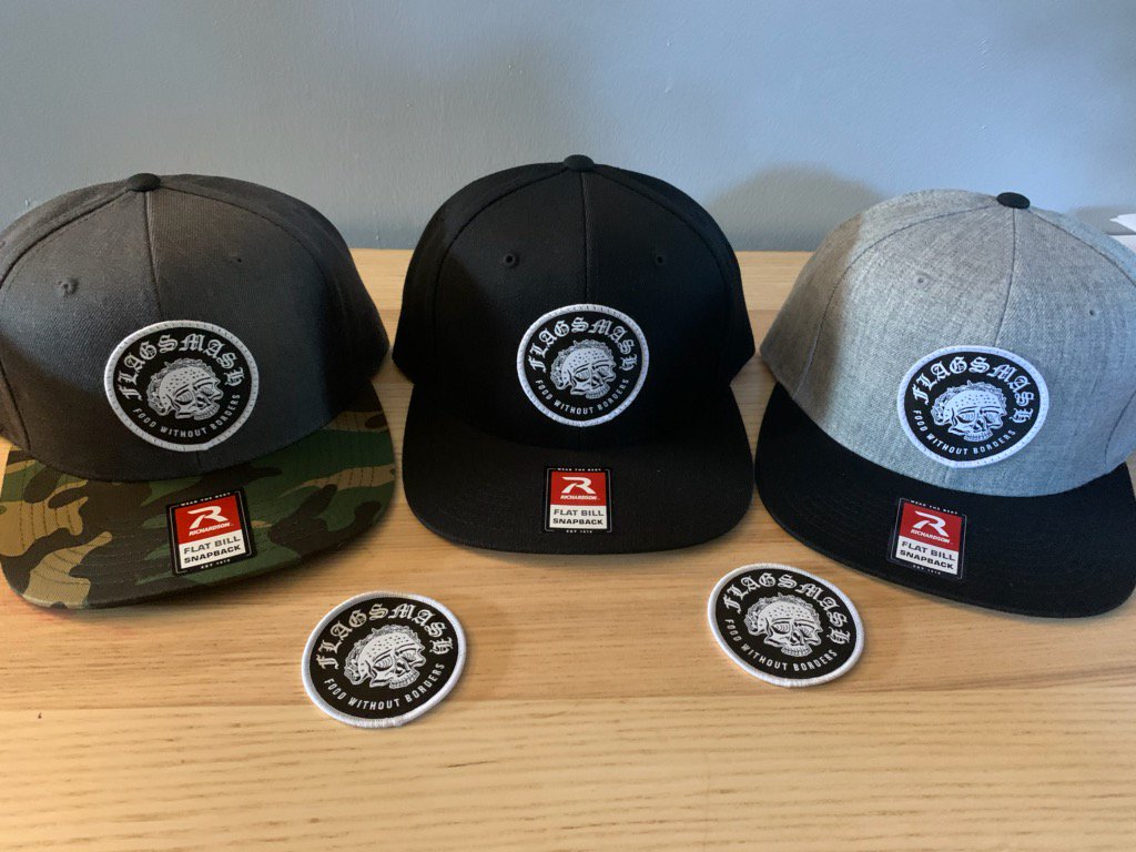 Merch alert!⚡
As you may already know, we have our Flagsmash t-shirts available for sale at both @grazenorthloop and <a href="/ladonacerveza/">La Doña Cervecería</a> - well, we now have hats and patches available, too! Hats: $25 / Patches: $8 / T-shirts: $20 (Hats are one size fits most; shirts sizes S - XXL)