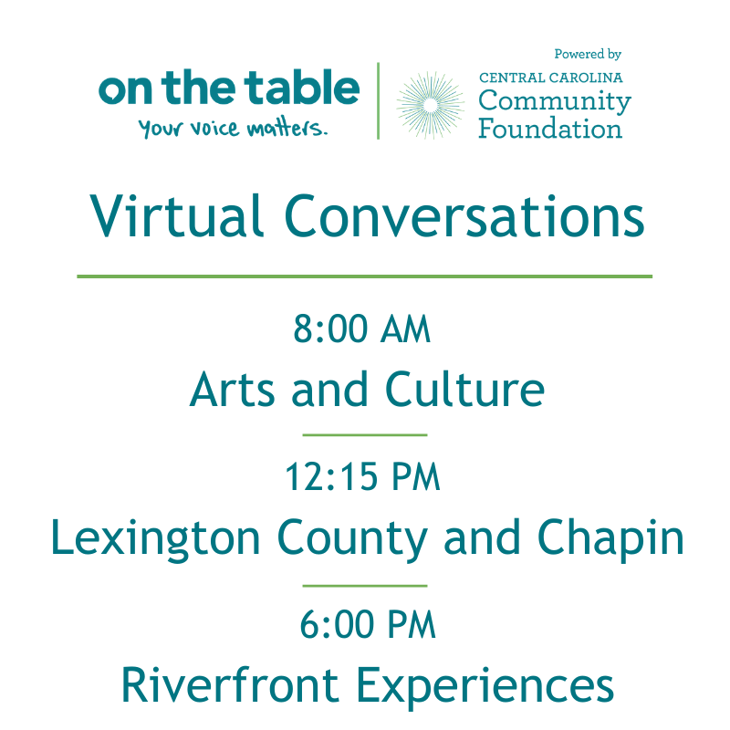 CCCFtweets's tweet photo. Can't join us in person for #OnTheTableCola tomorrow? Don't worry — you can tune in for 3⃣ virtual conversations via Facebook Live! https://t.co/HbsYDMCpQY