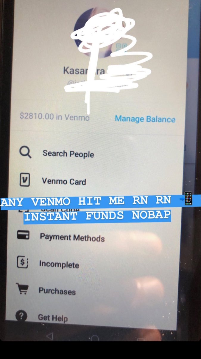 atmtyrone's tweet photo. Who got Venmo and need some money ASAP? Dm me! https://t.co/9tyTVEv9Pi