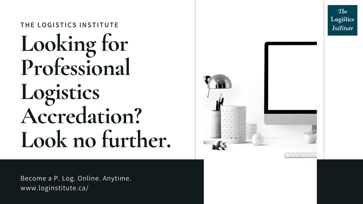 LogInstitute's tweet photo. THE leading professional accreditation in logistics. 
Online. Anytime.
https://t.co/WLNy9EgmGN
#logistics
#logistica
#SupplyChain 
#supplychainmanagement 
#leadership https://t.co/KZkGRmtMvu