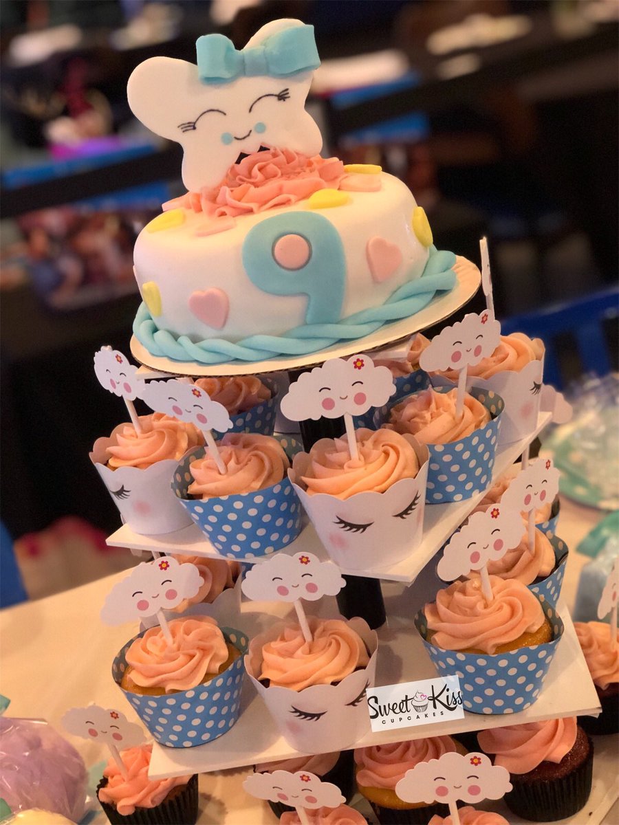 SweetKissCC's tweet photo. The Sweet little birthday girl was on cloud 9! #birthday #sweetkisscupcakes #cupcakes #cloud9 #cloud9cake #cake #dmvcakes #dmvbaker #yum https://t.co/3tuSujdBtj