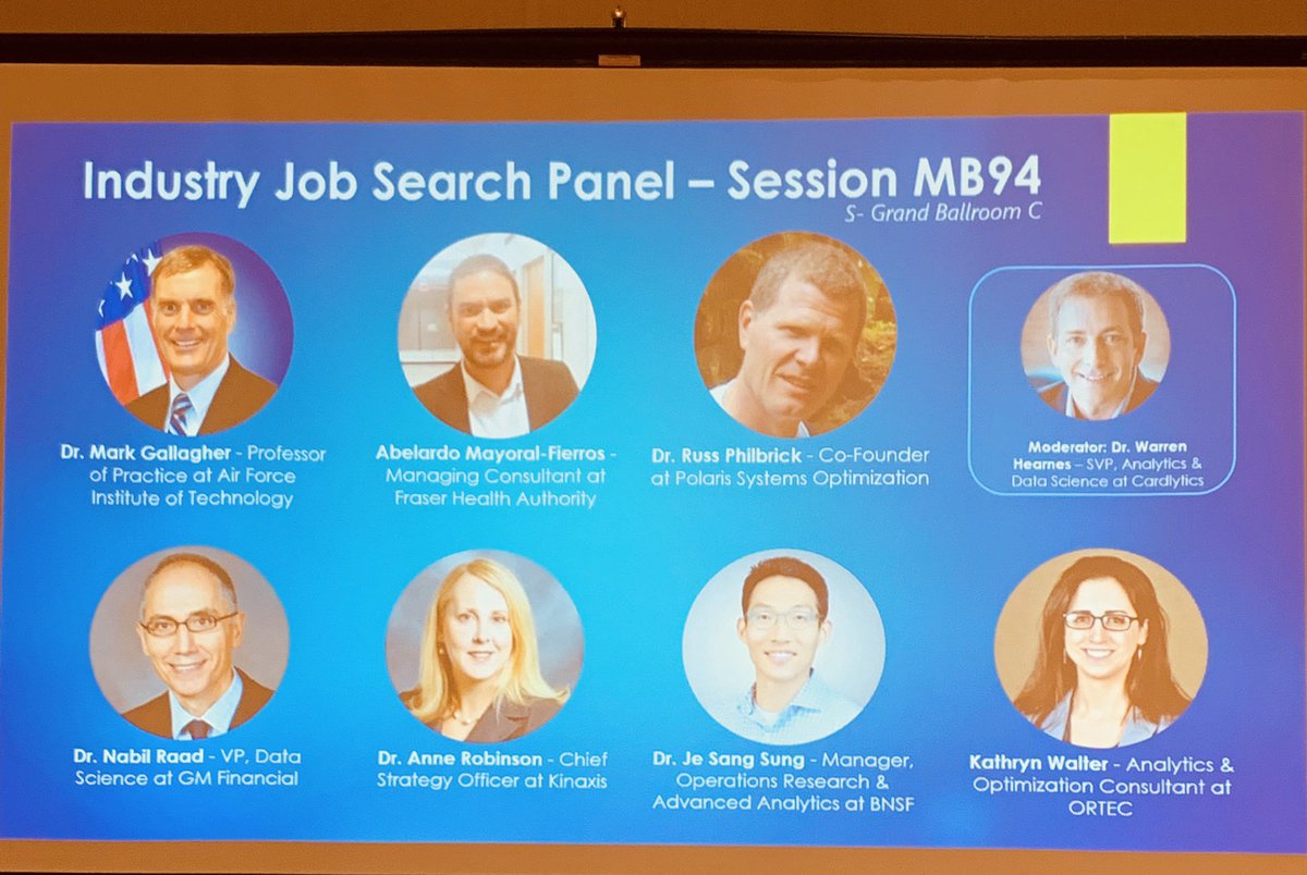 agrobins's tweet image. Industry Job Panel in Sheraton Grand Ballroom C MB94 starting at 11! Did I mention that we are hiring @Kinaxis? #optimizationexpert #supplychain #mustloveiceskating #informs2019