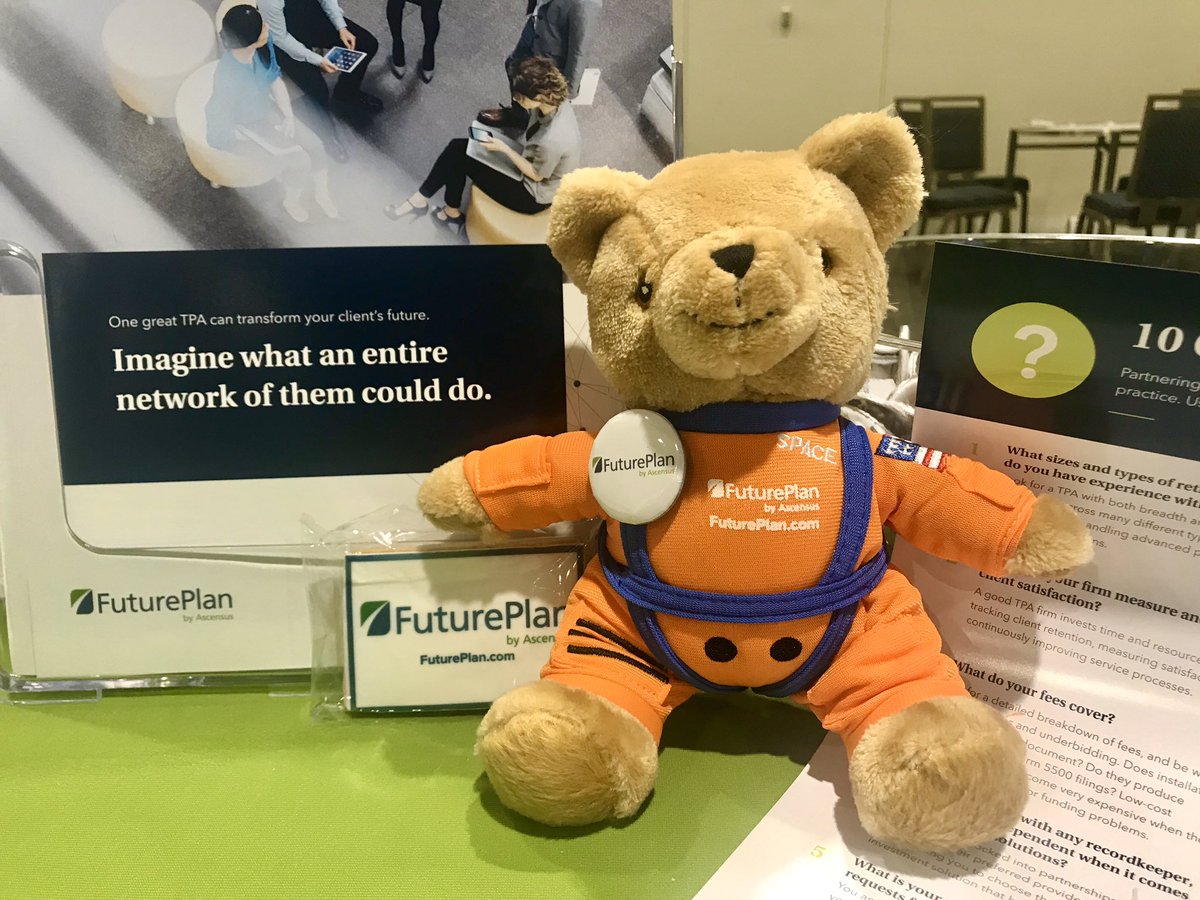Bear-ly able to contain our excitement for #ASPPA19 and the future of the TPA industry...proud to be changing the world one #retirement plan at a time!