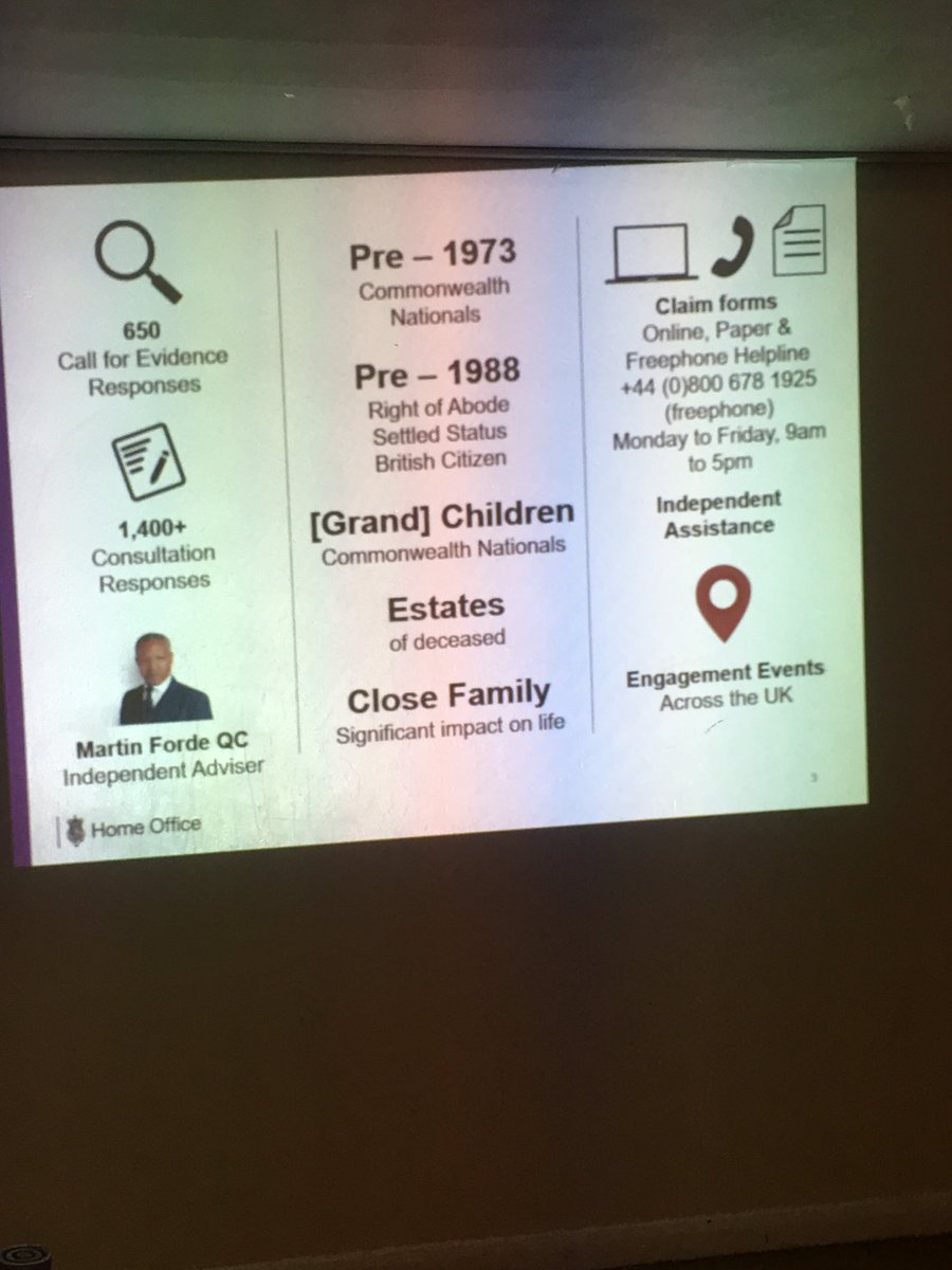 WBACRC_CEO's tweet photo. #defendwindrush #Windrush @defendwindrish @ukhomeoffice @DESJADDOO  presentation underway on the Windrush compensation scheme . https://t.co/1OhEkPlkas