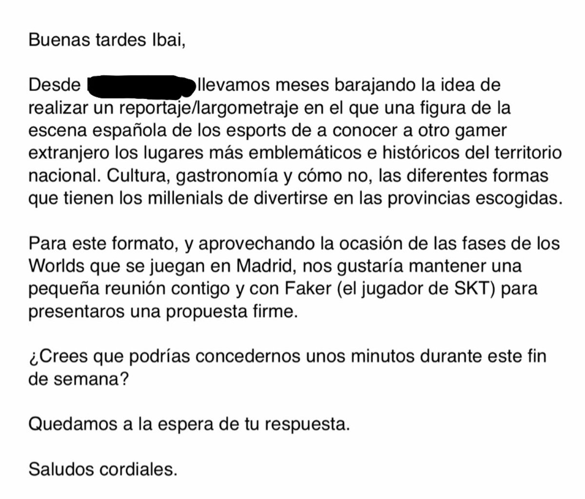 IbaiLlanos's tweet photo. Yo he aceptado 

Si Faker acepta nos tendréis a los dos comiendo unas bravas y una paella 

Probablemente sea el mejor vídeo del año 

Faker es tu turno https://t.co/HCK3293WGG