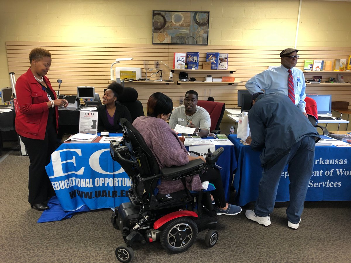 ArkansasDWS's tweet photo. Our Job Fair going on after our National Disability Employment Awareness Month event!  Thanks to the employers and attendees who came out to help support this great event!

#NDEAM #ARDEAM https://t.co/01akMDDsu9