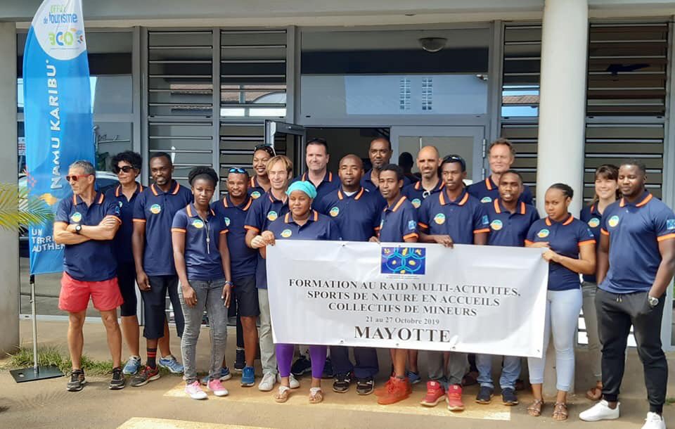 AckeemBao's tweet photo. Top départ de la formation "Raid multi-activités et sports de nature " organisée par la DJSCS Mayotte en partenariat avec l'Office du sport de la 3CO, la 3CO et l'Office de tourisme de la 3CO. 
#Karibu #VivezleCentreOuest #Sportnature https://t.co/k3d6mMuDmS