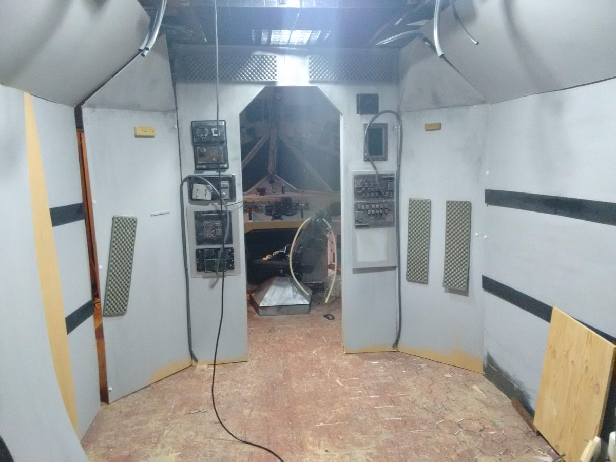 HawkShortFilm's tweet photo. Cargo bay under construction

#HAWK #shortfilm #filmset #scifi #sciencefiction #spaceship https://t.co/ZWscwDmYS5