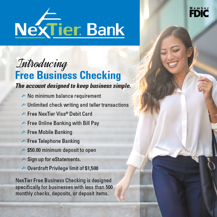 Introducing our Free Business Checking account.... Would you like more information? Contact us at bizbankers@nextierbank.com. #bankwithus #community #nextierbank #businesschecking #smallbusiness
