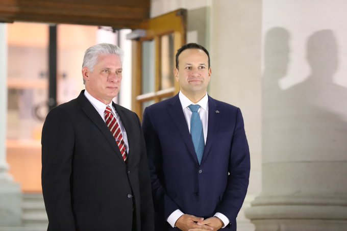 Irish Prime Minister Welcomes President of Cuba