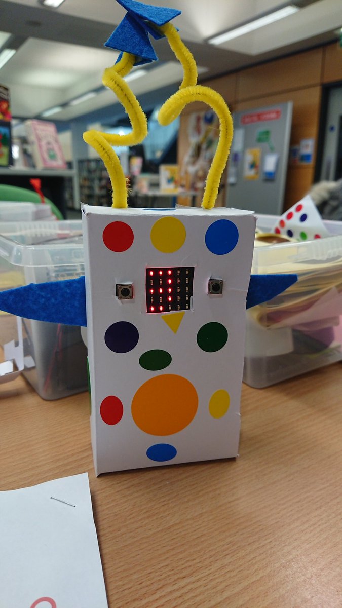 Our first microbit monsters workshop at Wigan Library was a success! Some fab coding and very imaginative monsters 😍 <a href="/WiganLibraries/">Wigan Libraries</a>
