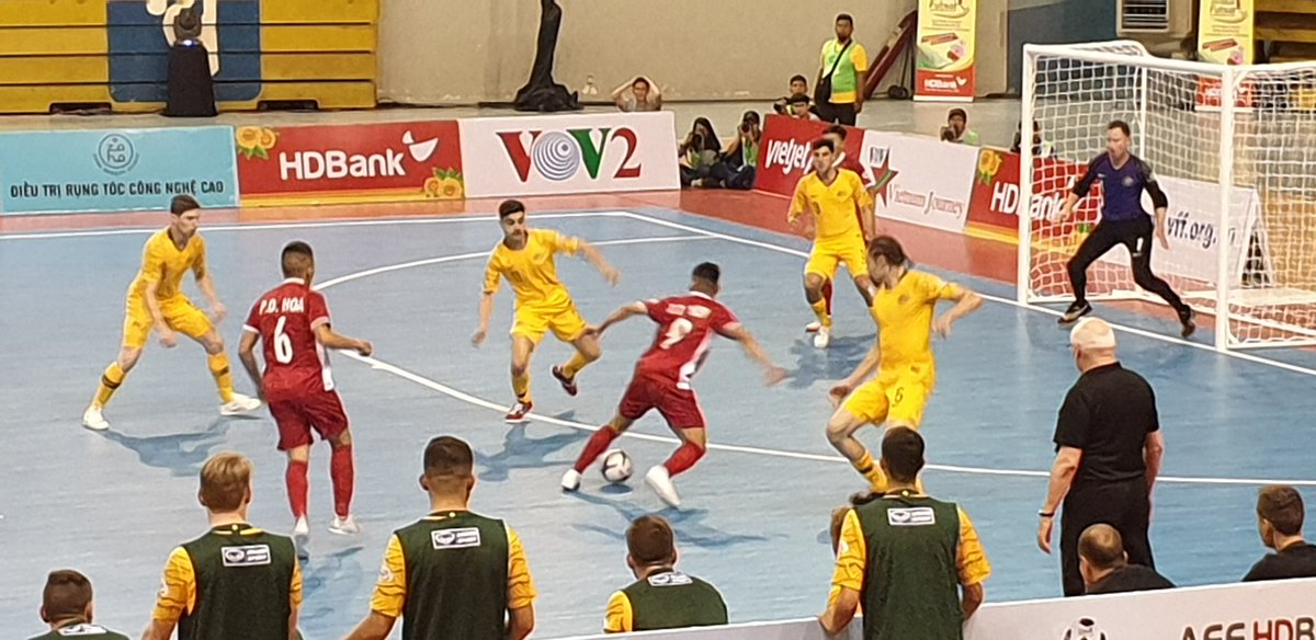 AFFPresse's tweet photo. AFF HDBank Futsal Championship 2019 - FULLTIME SCORE - GROUP B

Vietnam 2
⚽ 28th Nguyen Manh Dunh
⚽ 37th Nguyen Minh  Tri

Australia 0 https://t.co/wsyoqCi8GC