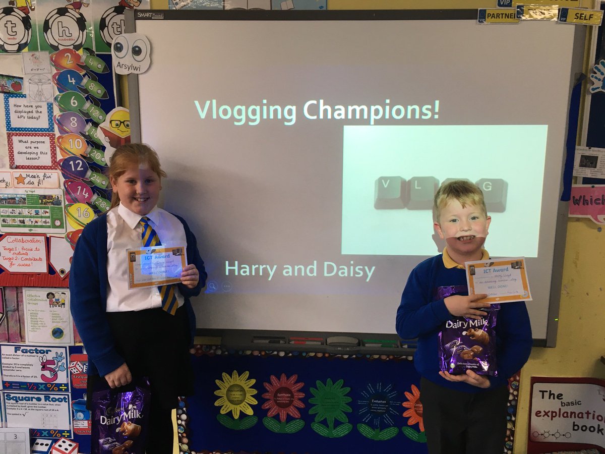 Vlogging winners for Summer Holiday Vlogs 2019 #enterprisingelen #ictskills #proud