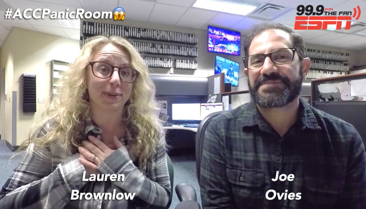 999TheFan's tweet photo. ICYMI: #ACCPanicRoom😱 w/@lebrownlow & @joeovies as the kids discuss NC State's overall woes, North Carolina's wild loss at Virginia Tech, and the parity of the conference beyond Clemson *VIDEO* https://t.co/H7c6MzUII9 #WRALsportsfan💻📱🏈 https://t.co/HWeM3uZzlD