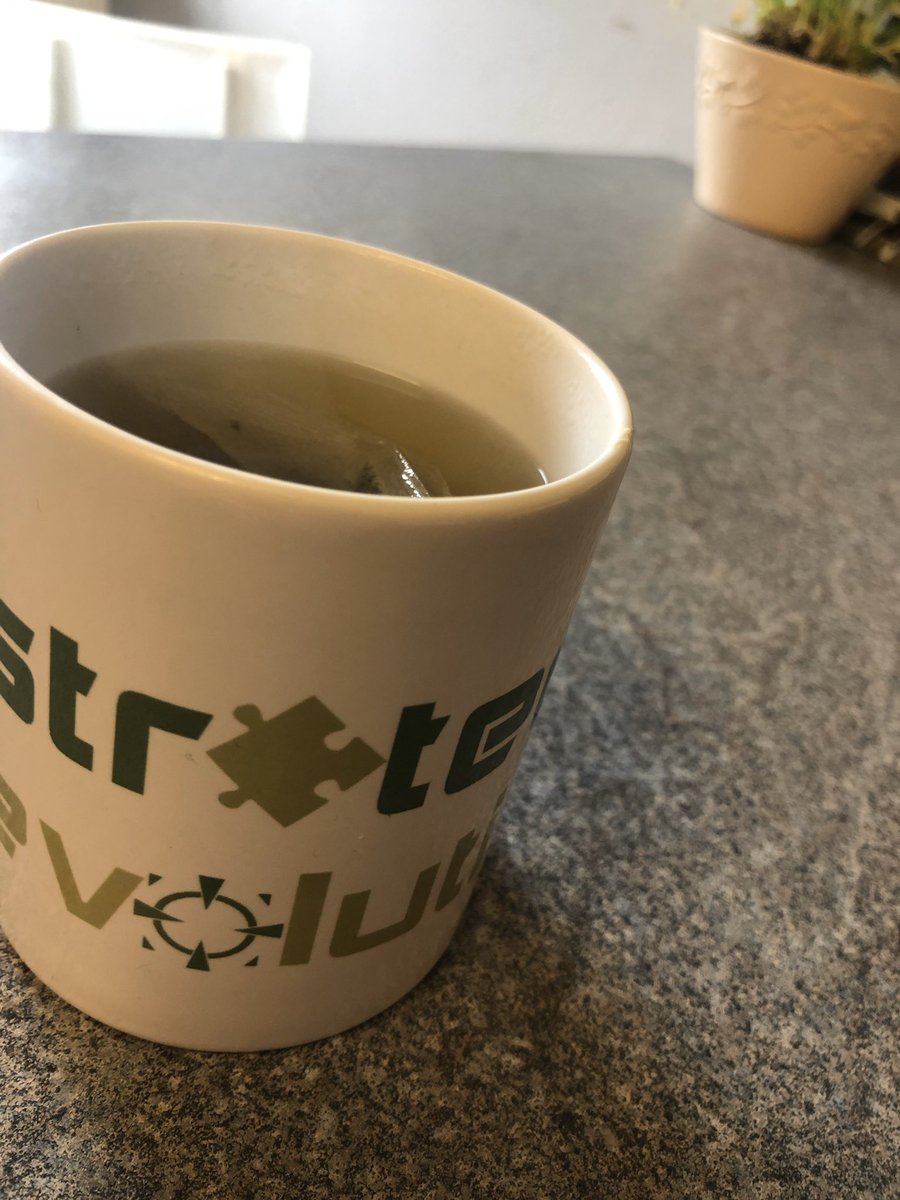 LucyScouts's tweet photo. Green Mint Tea using my #Stravolution mug for the first time! 
#TooMuchMerch #WearingMyJumperToo @S_Eevents #ScoutMug https://t.co/MGwgz7jiFK