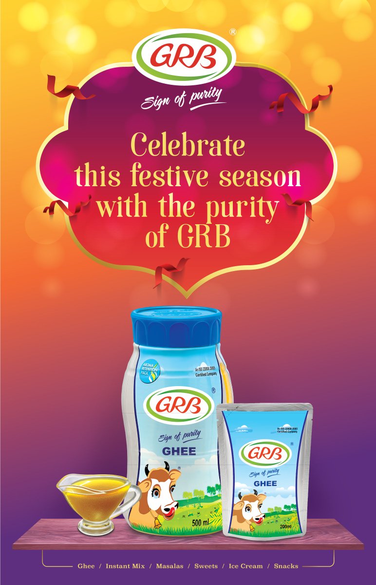 Make your festive treats tastier with GRB Ghee.