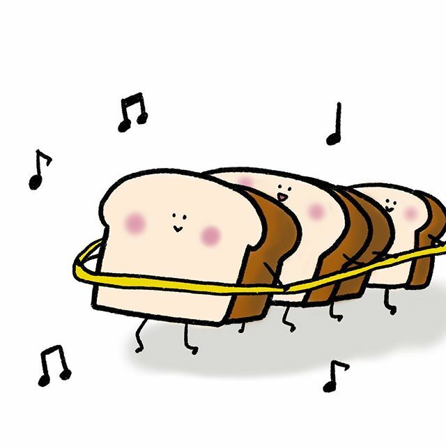 Yumi Twitter Da 食パンの電車ごっこ パンイラスト 食パン大好き 電車ごっこ イラスト お絵描き Bread Illustration Https T Co Tymn6thtwg