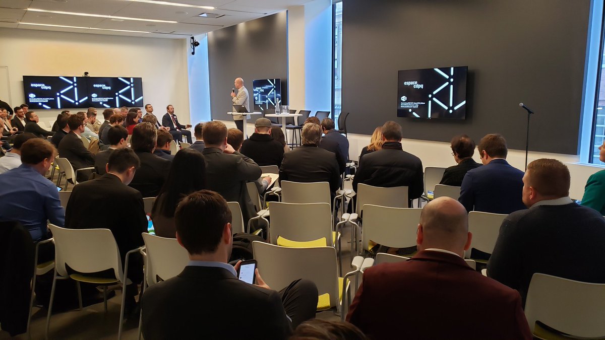 En prélude au Forum FinTech, début de la journée dédiée aux Start-ups par une visite de la @stationfintechmtl ainsi que des rencontres à <a href="/espacecdpq/">Espace CDPQ</a>. #FintechMTL #FintechCanada #MTL #Finance #startup