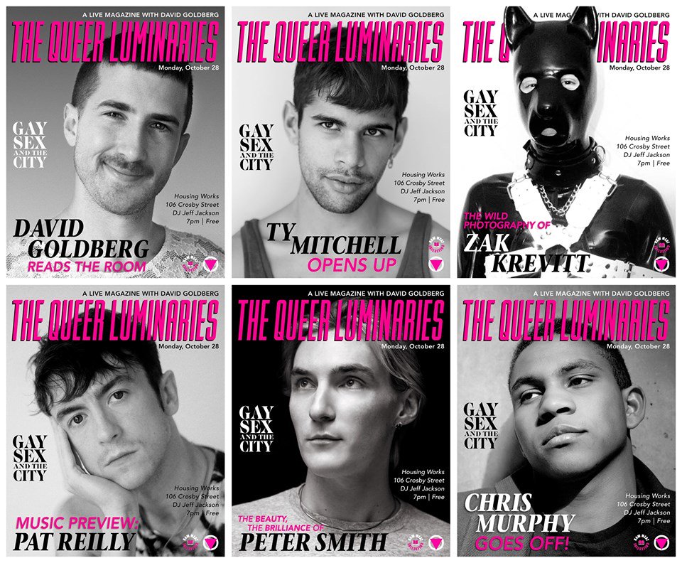One week from today @GoldbergHawn is joined by the brightest stars of NY for this Gay Sex an the City edition of Queer Luminaries! 

10/28 7pm FREE! RSVP here: eventbrite.com/e/queer-lumina…