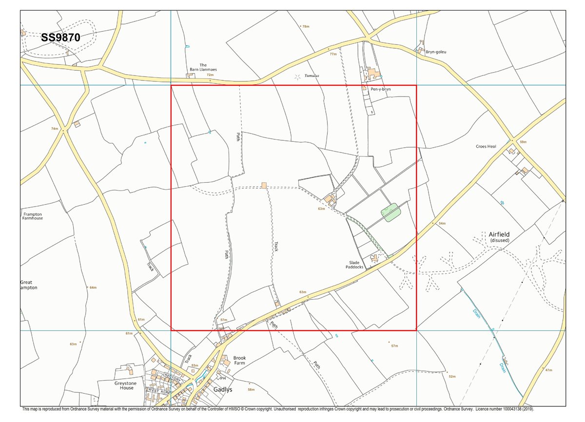 SEWBReC's tweet photo. The Oct/Nov #SquareOfTheMonth for Glamorgan is SS9870 near Llantwit Major in #ValeOfGlamorgan : https://t.co/XAsLBiQxAq https://t.co/nL88FfrTfQ